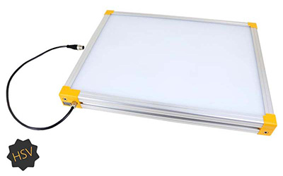 EFFI-BL – Leistungsstarke LED-Hintergrundbeleuchtung für die industrielle Bildverarbeitung und Qualitätskontrolle.