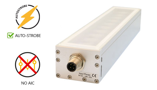 Effi-flex ELS Strobe éclairage barre de led haute puissance direct ou rasant ou backlight pour la vision industrielle et le contrôle qualité