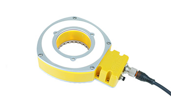 effi-ring éclairage annulaire à led haute puissance de surface circulaire pour applications en vision industrielle et contrôle qualité