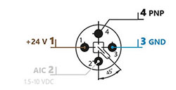 Conector de alimentación M12