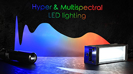 Iluminación hiperespectral VIS-NIR galardonada con un solo LED de banda ancha