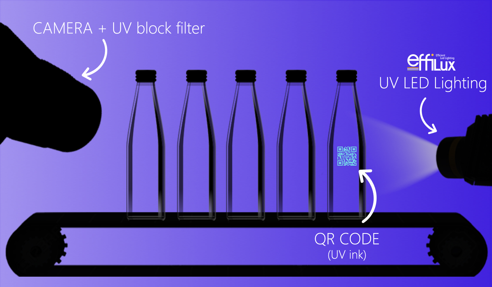 EFFILUX  LED lights for UV Fluorescence