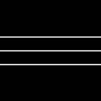 Representation of a 3D profilometry mask of 3 lines at 50µm for the EFFI-Lase