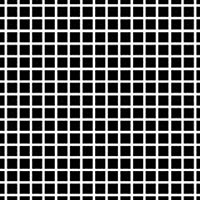 Représentation d'un masque Stéréovision d'une grille de 40x40 lignes de 50µm sur une surface de 10x10mm² pour l'EFFI-Lase
